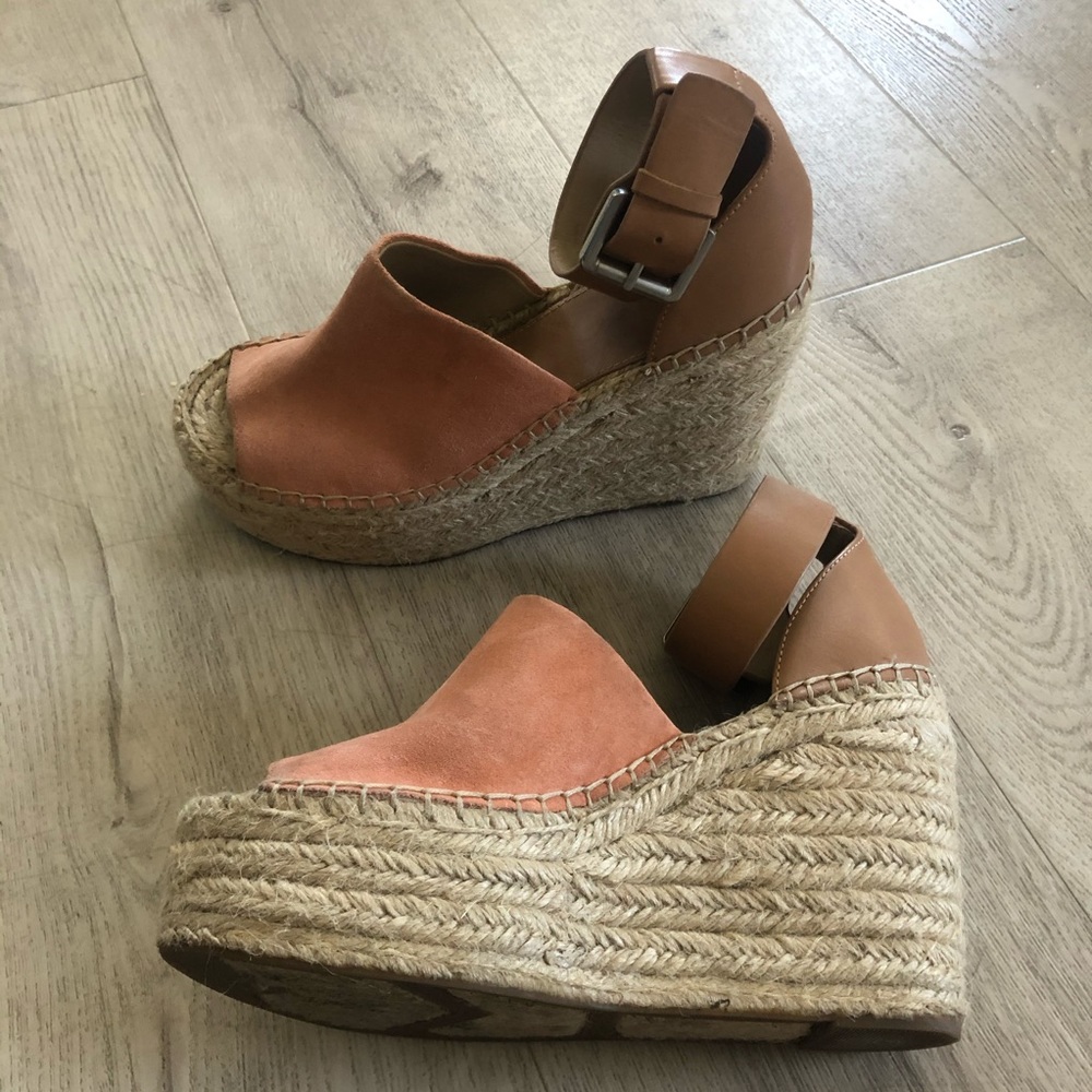 Marc Fisher Adalyn Espadrille Wedge Sandal size 6.5